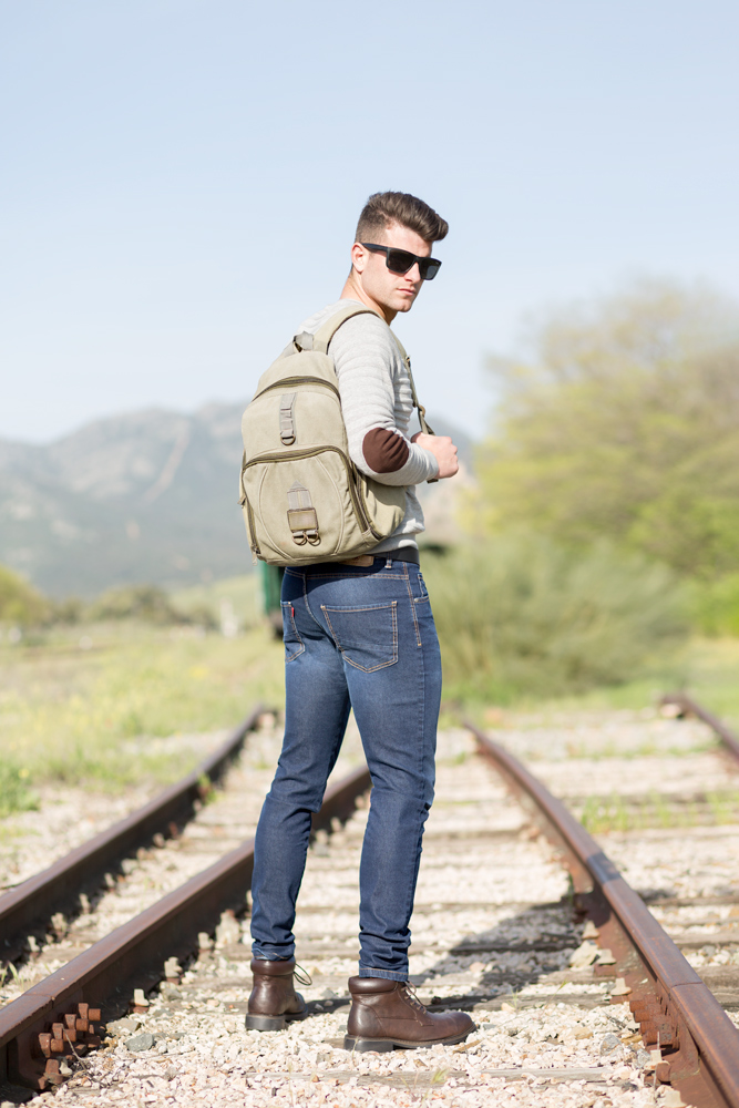 Pantalones vaqueros de calidad para hombre.