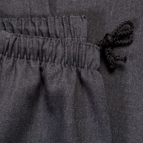 GRIS OSCURO GRAFITO - Pantalón TCH con gomas en cintura tipo clásico en poliester. Pantalón para hombre cómodo de vestir, fabricado en tejido de poliéster, con 2 bolsillos delanteros. Disponible en 2 colores, muy cómodo para todos los meses del año. Línea Regular Fit.